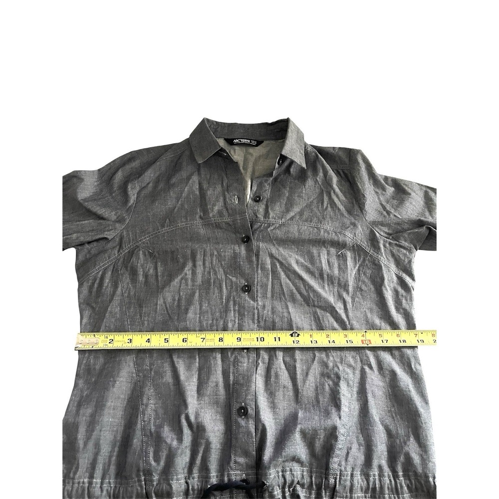 Arc'teryx Women's Gray Blanchard Tunic Shirt Dress 3/4 Sleeve‎ Sz L Normcore - Picture 14 of 16